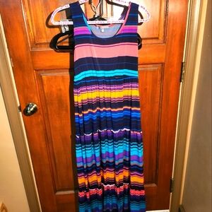 Striped Multicolor Maxi Dress Macy By Ny Summer Dress